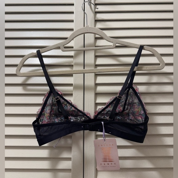 SAVAGE X FENTY STEAMY FLORAL LACE BRALETTE - Picture 5 of 6